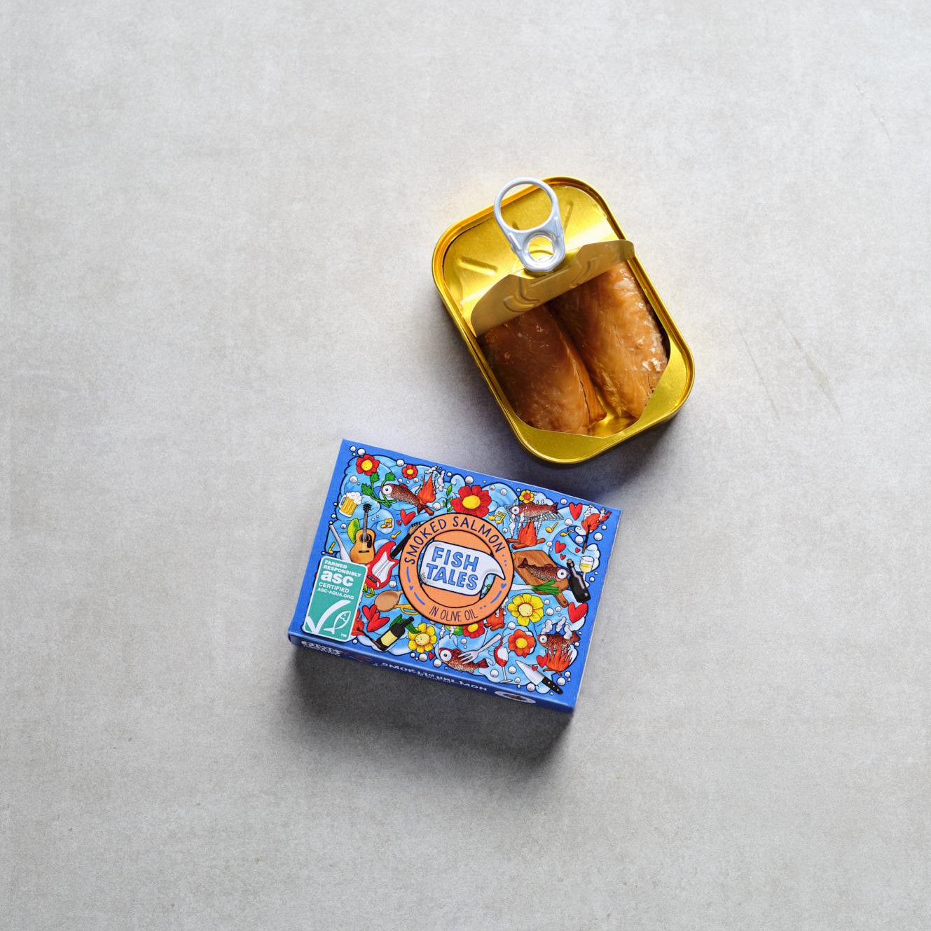 Gerookte zalm in olijfolie | 2-pack