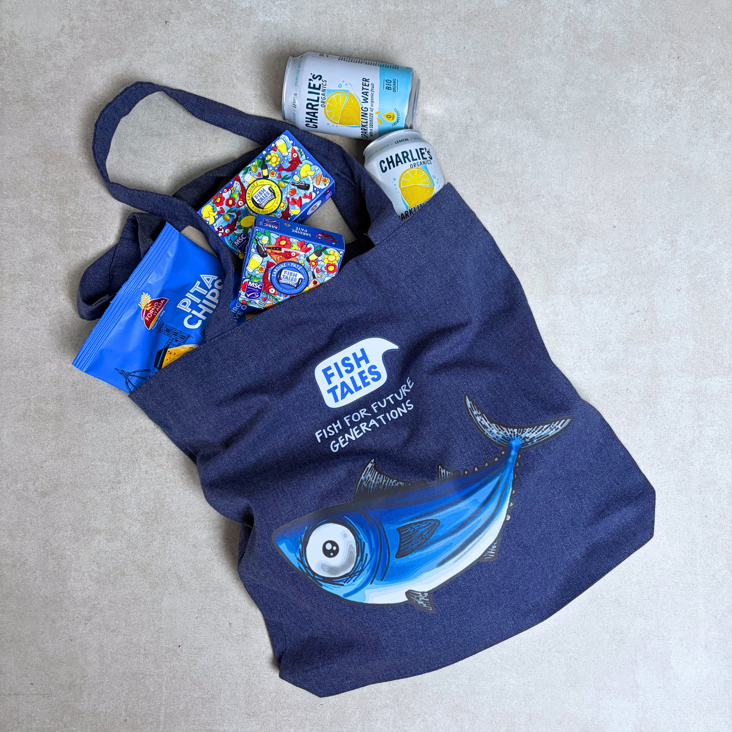Lemon Picnic Tote
